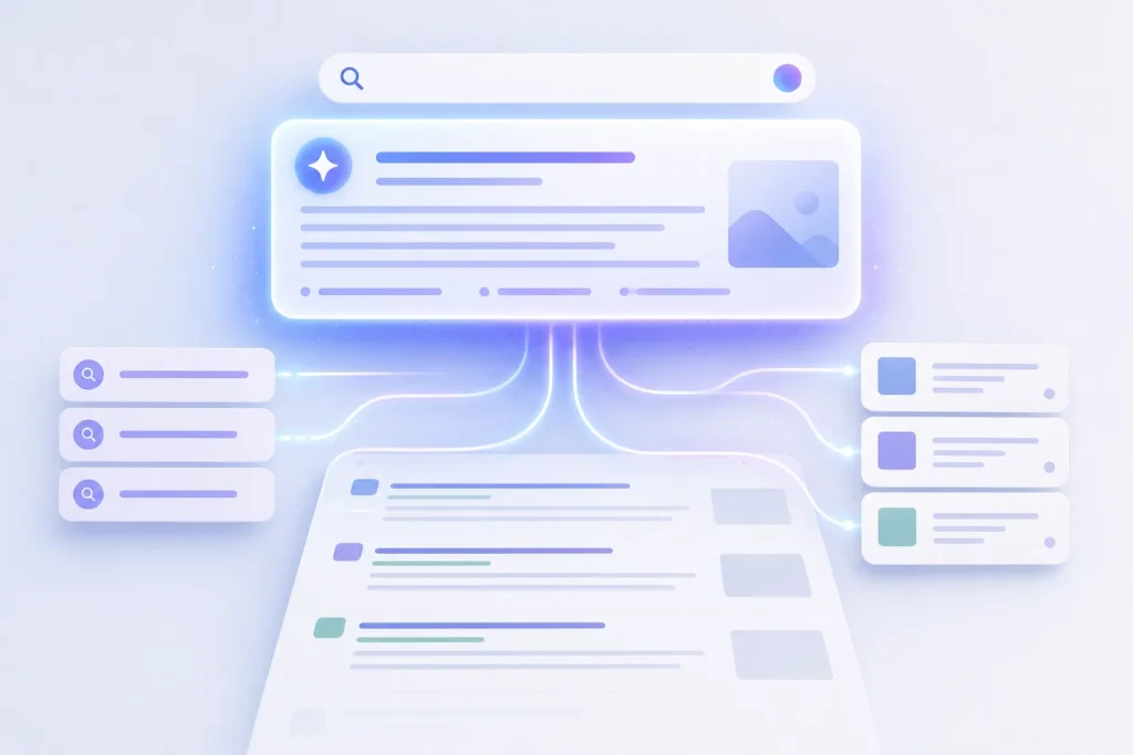 What counts as an appearance in a Google AI Overview, and how is it different from a traditional search ranking?